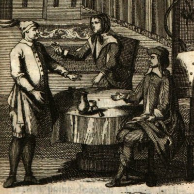 Goûter de Charrosselles & de Collantine (Furetière, Le roman bourgeois, Amsterdam, 1714)