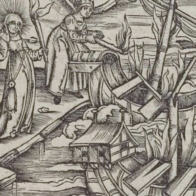 Incendie des nefs troyennes (Énéide, Strasbourg, 1502) - J. Grüninger > S. Brant