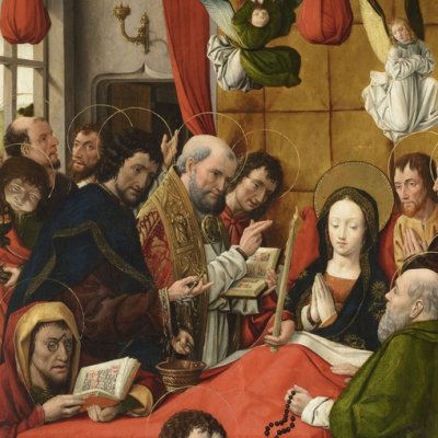 La mort de la Vierge - Maître de Santa Clara de Palencia