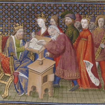 Bertelai se parjure (Lancelot du lac, Ms Fr118) - M. des cleres femmes