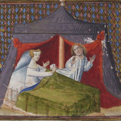 Lancelot et la demoiselle séductrice (Lancelot Ms Fr118) - M des cleres femmes