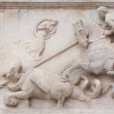 Saint Georges terrassant le dragon - Pietro da Salò