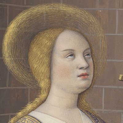 Sainte Marguerite et le dragon (Grandes heures d’Anne de Bretagne, fol205v) - Jean Bourdichon