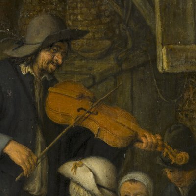 Violoniste à la porte d’une auberge - Adrien van Ostade