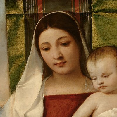 Vierge à l’enfant dite La Zingarella ou La Bohémienne - Titien