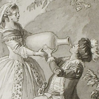 La princesse Printanière (Dessins pour le Cabinet des Fées) - Marillier