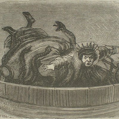 La Belle au bois dormant. L’ogresse dans la cuve (Contes des fées, Garnier, 1872)