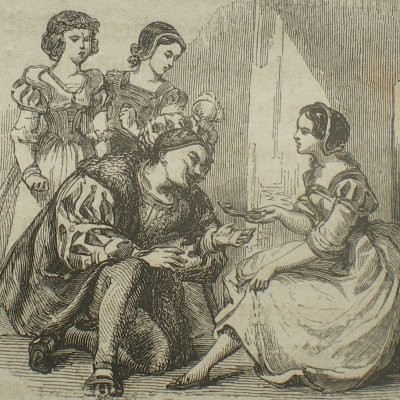 Cendrillon. L’essai de la pantoufle (Contes des fées, Garnier, 1872)