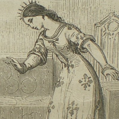 L’adroite princesse. Quenouille brisée de Babillarde (Contes des fées, Garnier, 1872)
