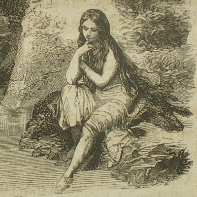 Peau d’âne se mire à la rivière (Contes des fées, Garnier, 1872)