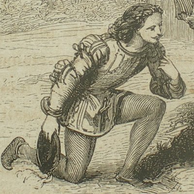 Gracieuse et Percinet. Il lui déclare sa flamme (Contes des fées, Garnier, 1872)