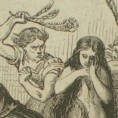 Gracieuse et Percinet. Gracieuse fouettée (Contes des fées, Garnier, 1872)