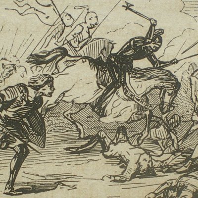 Gracieuse et Percinet. Tournois pour Grognon (Contes des fées, Garnier, 1872)