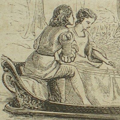 Gracieuse et Percinet. Le traîneau de Percinet (Contes des fées, Garnier, 1872)