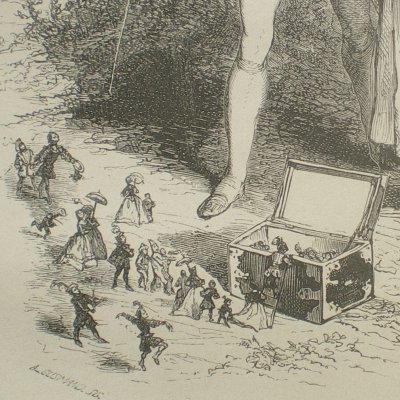 Gracieuse et Percinet. La boîte de Grognon (Contes des fées, Garnier, 1872)