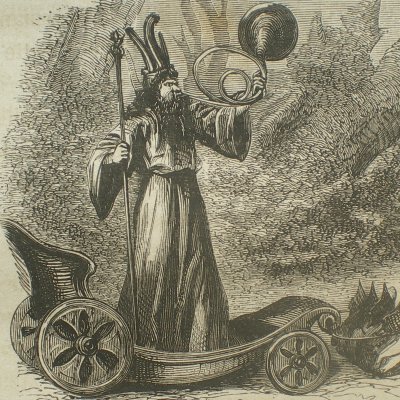 L’Oiseau bleu. L’enchanteur cherche Charmant (Contes des fées, Garnier, 1872)