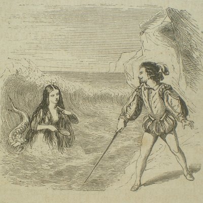 Le Nain jaune. Intervention de la sirène (Contes des fées, Garnier, 1872)