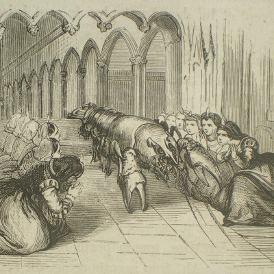 La Biche au bois. Arrivée de l’écrevisse (Contes des fées, Garnier, 1872)