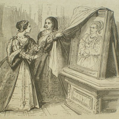 La Biche au bois. Le portrait du prince Guerrier (Contes des fées, Garnier, 1872)