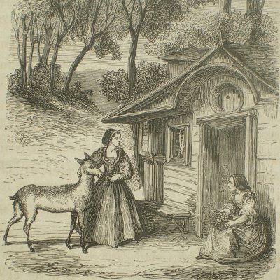 La Biche au bois. La biche & Giroflée (Contes des fées, Garnier, 1872)