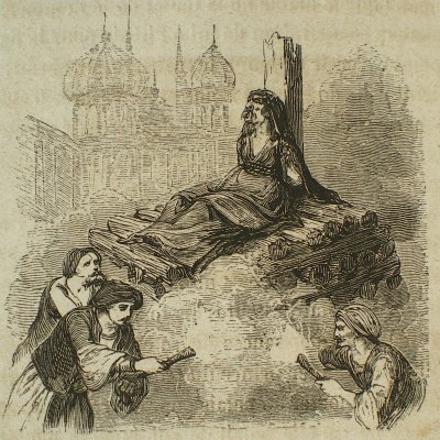 Fleur d’épine. Dentue condamnée au bûcher (Contes des fées, Garnier, 1872)