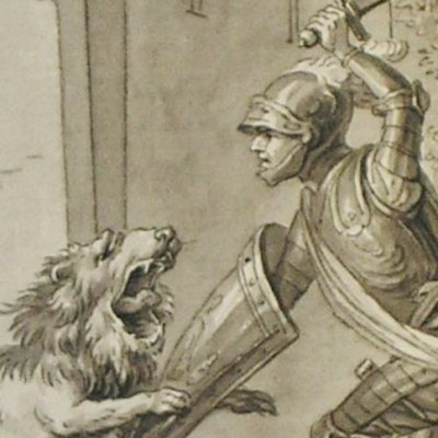 Les Chevaliers Errans (Drawings for the Cabinet des Fées) - Marillier