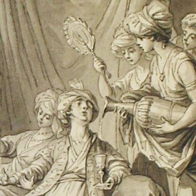 Les mille et une nuits. Le 3e Calender (Dessins Cabinet des Fées) - Marillier