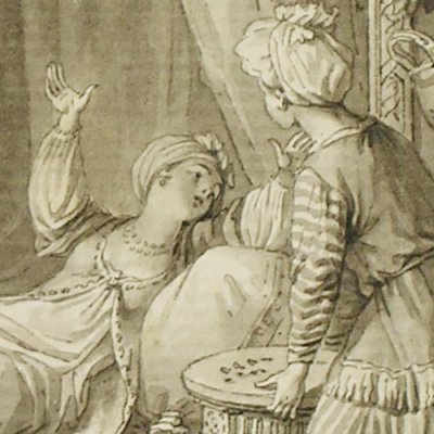 1001 jours. Le prince Seyf el Mulouk (Dess pour le Cabinet des Fées) - Marillier