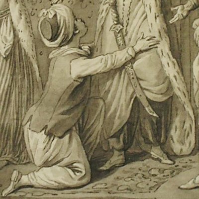 Voyages de Zulma. Hassan & Zatime (Dessins pour le Cabinet des Fées) - Marillier