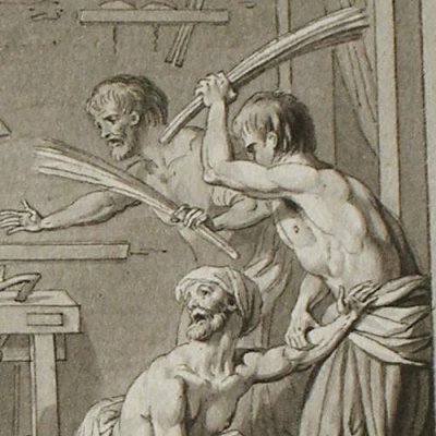Les sult. de Guzarate. Aboul-Assam (Dess. pour le Cabinet des Fées) - Marillier