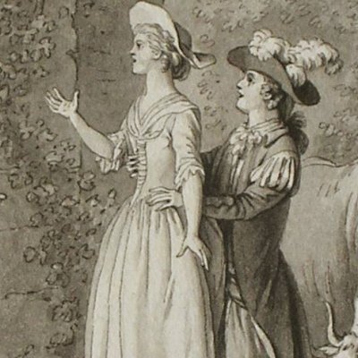 Le prince Muguet & la princesse Zaza (Dessins pour le Cabinet des Fées) - Marillier