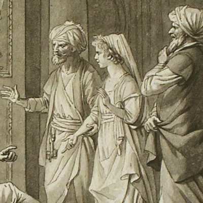 Histoire de Moadbak (Drawings for the Cabinet des Fées) - Marillier