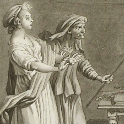 1ère veillée de Thessalie (Dessins pour le Cabinet des Fées) - Marillier