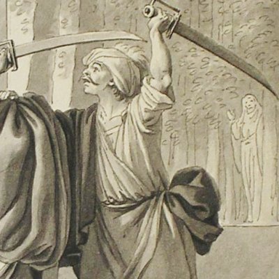 7th wake of Thessaly. Théminisès (Dessins Cabinet des Fées) - Marillier