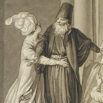 Contes des génies. Mirglip (Dessins pour le Cabinet des Fées) - Marillier