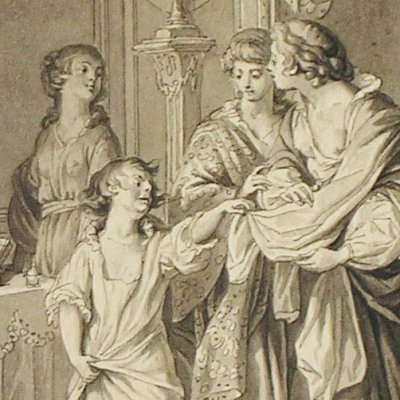 Funestine (Drawings for the Cabinet des Fées) - Marillier