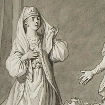 Le pouvoir du destin (Drawings for the Cabinet des Fées) - Marillier