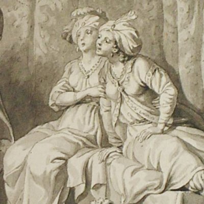Aventures de Simoustapha. Mariage (Dessins pour le Cabinet des Fées) - Marillier