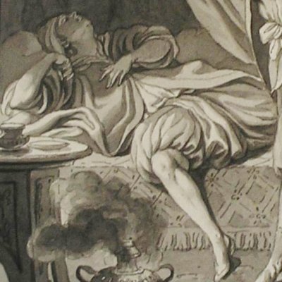 Bohetzad et ses dix visirs (Dessins pour le Cabinet des Fées) - Marillier