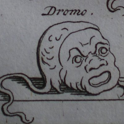 Masques de l’Andrienne (Térence, trad. Dacier, 1717) - Picart