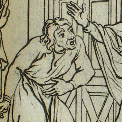 L’Eunuque, acte IV, scène 4 (Térence, trad. Dacier, 1717) - Picart