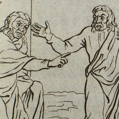 Heautontimorumenos, acte V, scène 6 (Térence, trad. Dacier, 1717, T2) - Picart