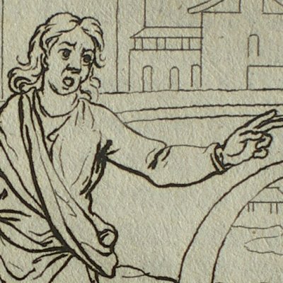Adelphes, Prologue (Térence, trad. Dacier, 1717, T2) - Picart