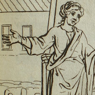 Hécyre, acte III, scène 6 (Térence, trad. Dacier, 1717, T3) - Picart