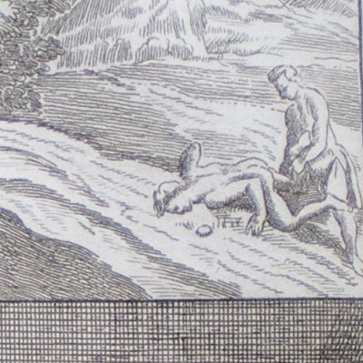 L’âne d’or, livre 1. Irruption des voleurs (J. F. Bastien, 1787)