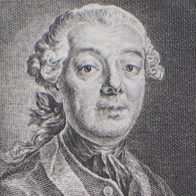 Portrait frontispice (O.C. de M. de Saint-Foix, 1778)