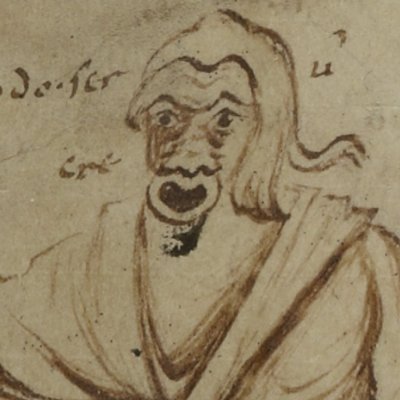 Argument de l’Andrienne (Térence, Latin 7899, 9e s, F°3)