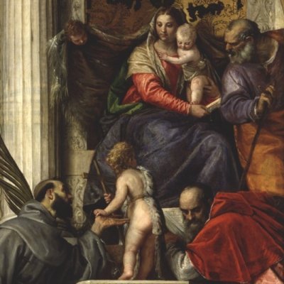 Sainte famille & saints (Sacra conversazione, retable de San Zaccaria) - Véronèse