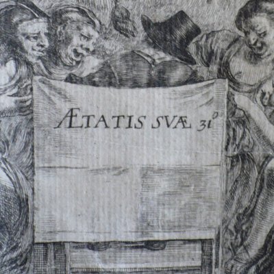 Portrait de Scarron (La Relation véritable, Paris, Toussaint Quinet, 1648)