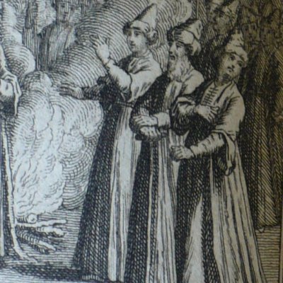Les deux voyageurs. Fable (Contes & fables ind. Bidpaï & Lokman, 1724)